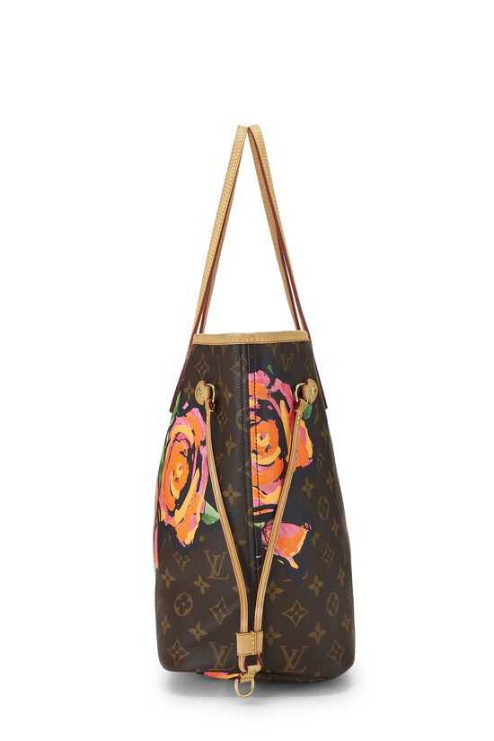 Stephen Sprouse x Louis Vuitton Monogram Canvas Roses Neverfull MM , , large image number 2