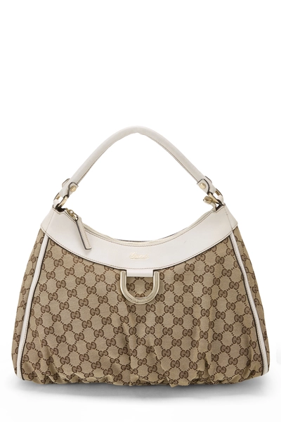 Gucci White Original GG Canvas Abbey Shoulder Bag — photo 1