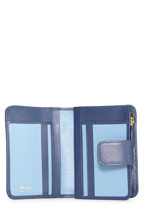Blue Vitello Move Compact Wallet, , large image number 3