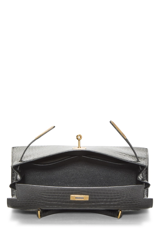 Black Crocodile Porosus Kelly Sellier 32, , large image number 5