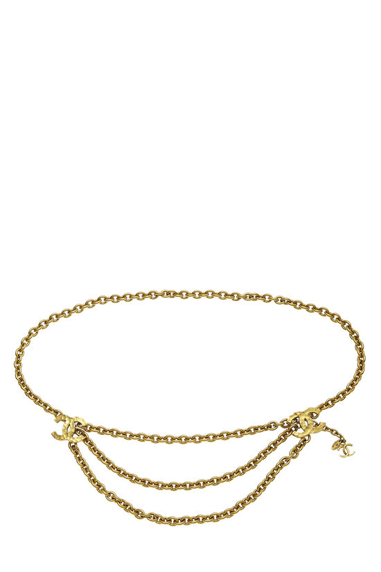 Chanel Gold 'CC' Chain Belt 3 Q6AABV17DB084
