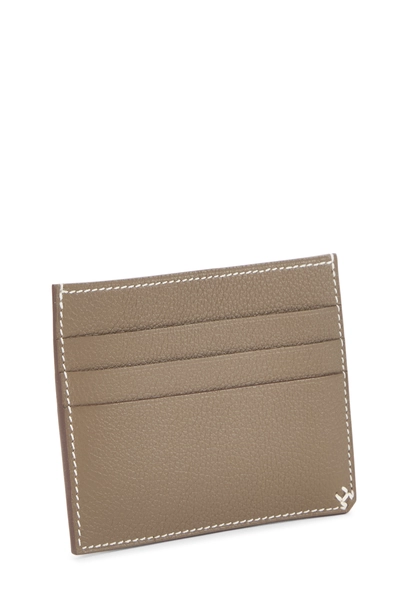 Etoupe Evercolor H Sellier Card Holder, , large