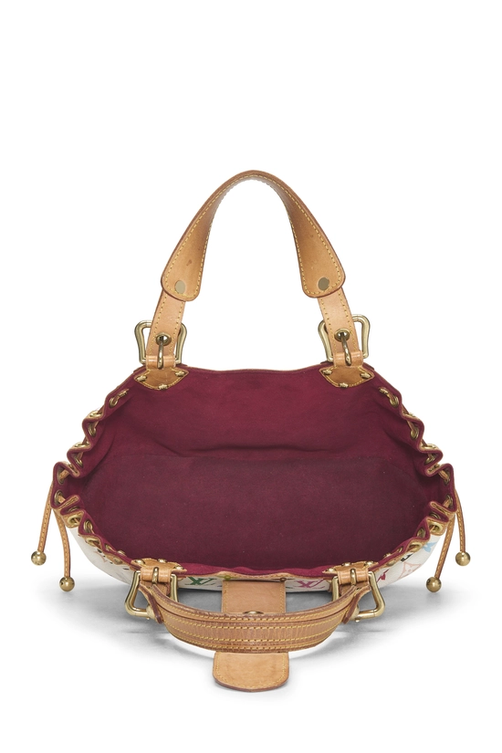 Takashi Murakami x Louis Vuitton White Monogram Multicolore Canvas Theda PM, , large image number 3