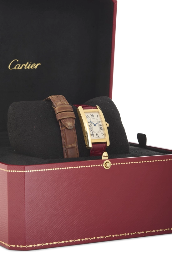 Pre-Owned Gold Tank Américaine Watch 2607456 35mm Q4J8Z017WB000