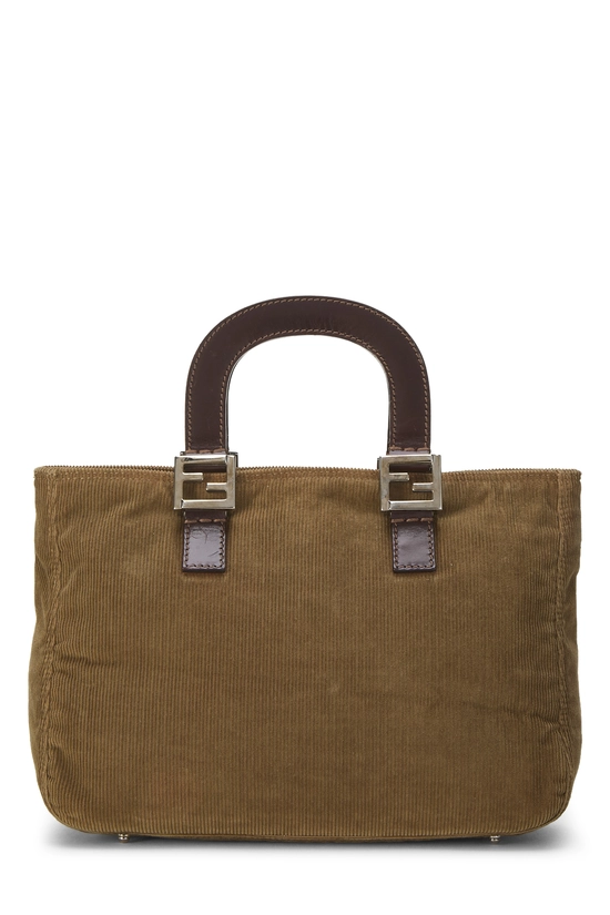 Brown Corduroy Handbag Small, , large image number 3