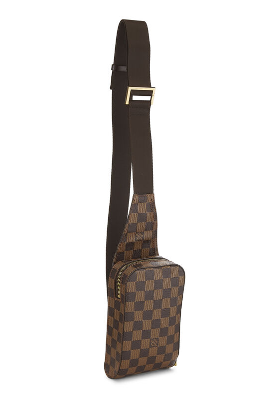 Louis Vuitton Male Handbag Bucket Shoulder Damier Brown