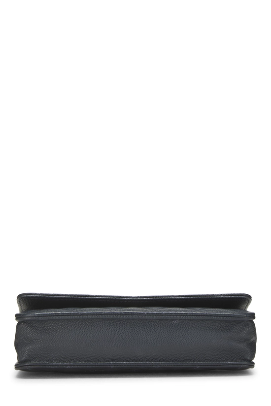 Navy Caviar Classic Quilted Wallet On Chain (WOC), , large image number 4