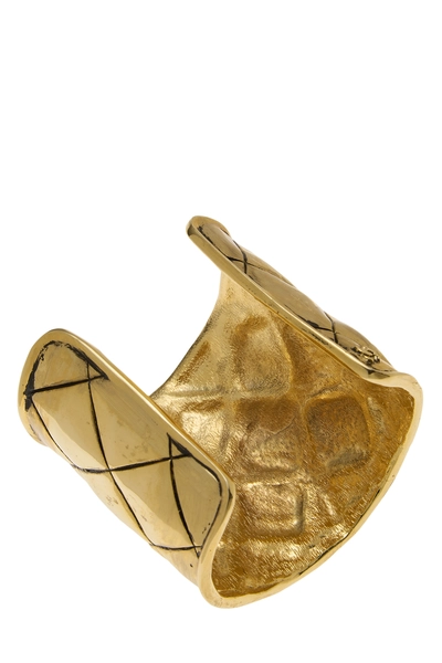 Gold Quilted Cuff, , large