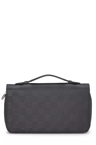 Black Damier Infini Zippy XL