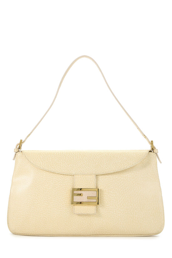 Beige Calfskin Shoulder Bag, , large image number 0