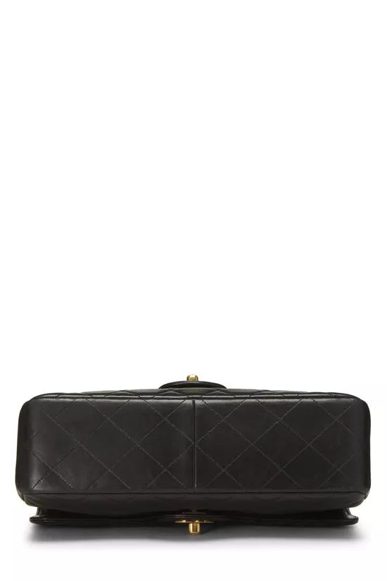 Black Quilted Lambskin Double Sided Classic Flap Medium, , large image number 4