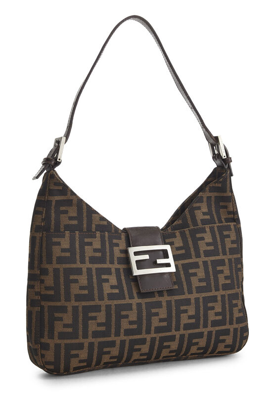 Brown Zucca Canvas Shoulder Bag, , large image number 1