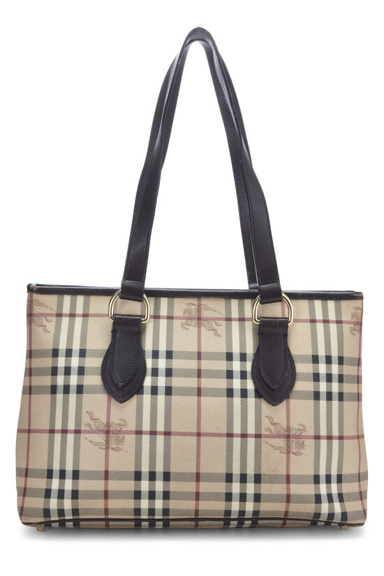 Brown Haymarket Check Coated Canvas Regent Tote Small, , large image number 3
