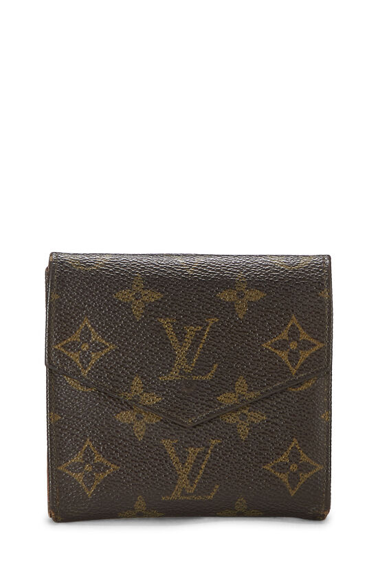 Louis Vuitton Double Card Holder Monogram Brown 