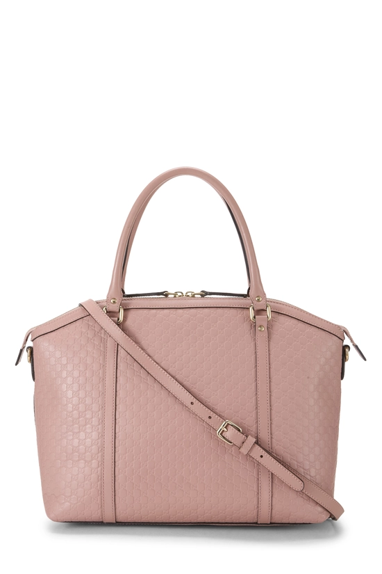 Pink Microguccissima Nice Dome Bag Large, , large image number 3