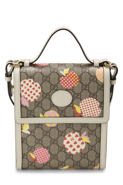 Original GG Supreme Canvas 'Les Pommes' Messenger