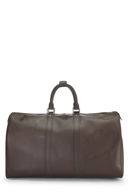 Louis Vuitton Louis Vuitton Brown Epi Leather Keepall 45 Travel Bag