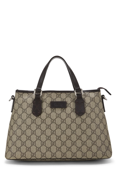 Gucci Original GG Supreme Canvas Zip Tote