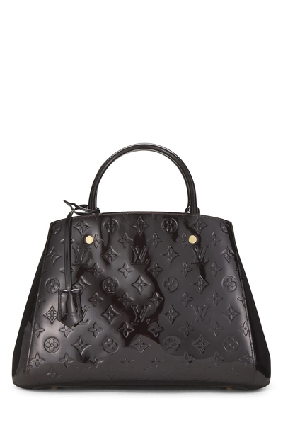 Louis Vuitton Black Monogram Vernis Montaigne BB