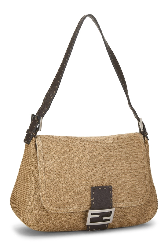 Brown Raffia Mama Large, , large image number 1