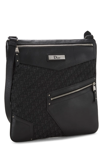 Black Trotter Street Chic Messenger Bag, , large