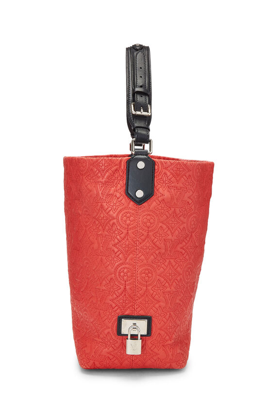 Red Monogram Antheia Leather Hobo PM, , large image number 3