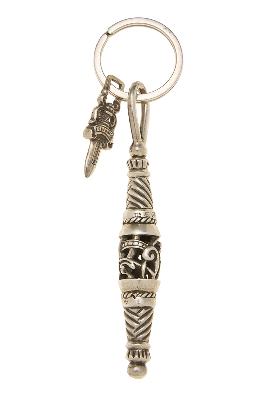 Sterling Silver Celtic Roller Dagger Keychain, , large image number 1