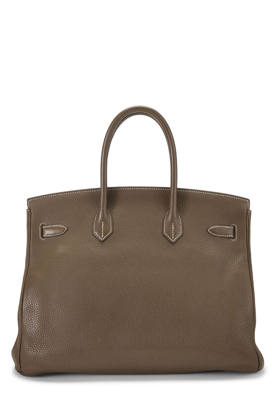 Etoupe Clemence Birkin 35, , large image number 3