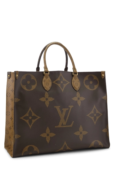 Louis Vuitton Brown Giant Monogram Reversed On The Go GM — photo 2