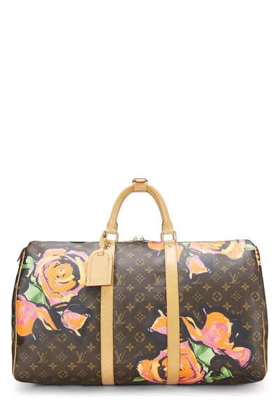 Louis Vuitton Stephen Sprouse x Louis Vuitton Monogram Roses Keepall 50