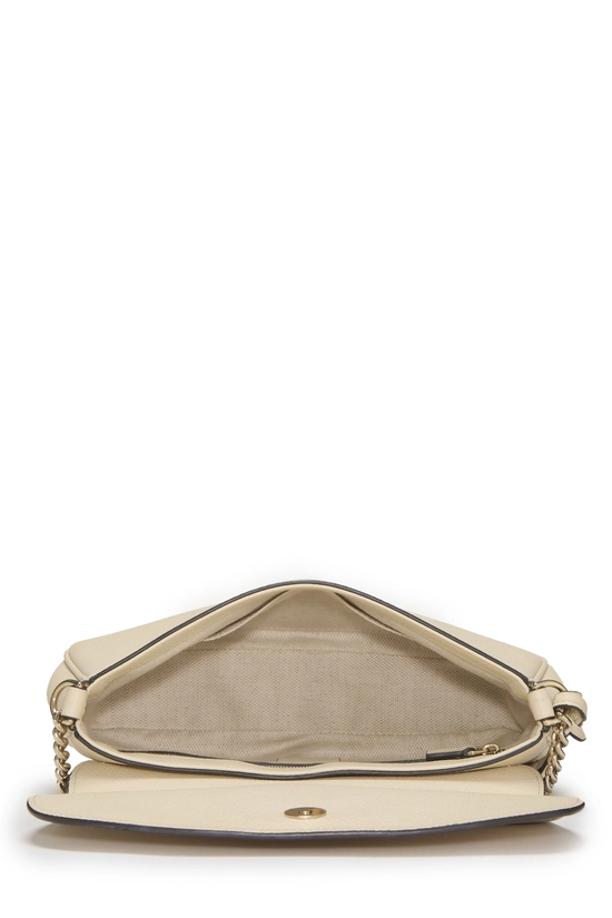 White Grained Leather Soho Crossbody, , large image number 5