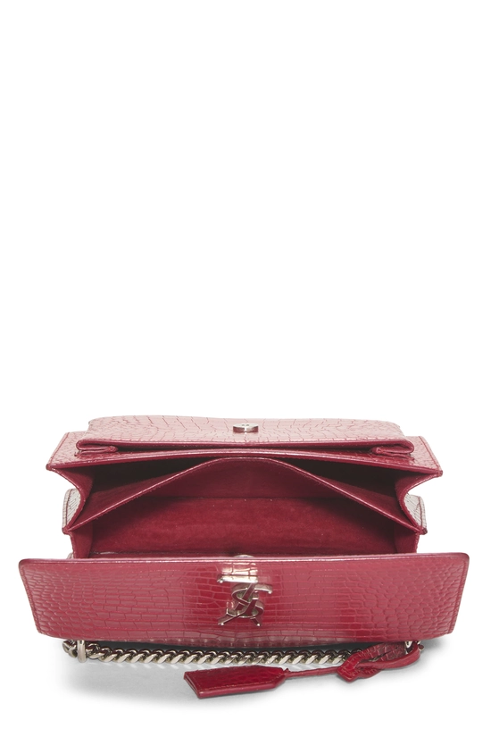 Red Embossed Leather Sunset Medium, , large image number 5