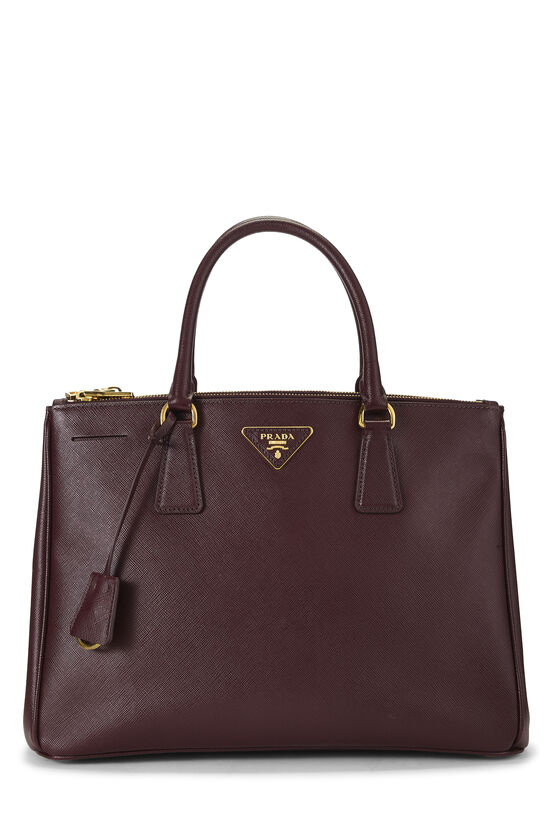 Burgundy Saffiano Executive Tote Medium, , large image number 0