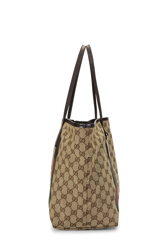 Original GG Canvas Jolie Web Tote, , large image number 2