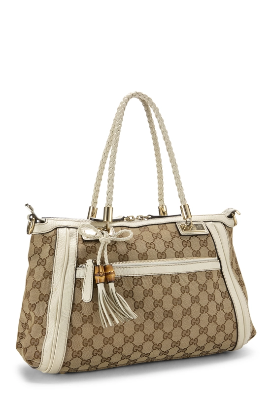 Original GG Canvas Bella Zip Tote, , large image number 1