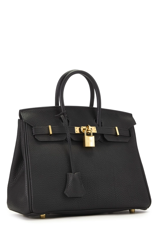 Black Togo Birkin 25, , large image number 1