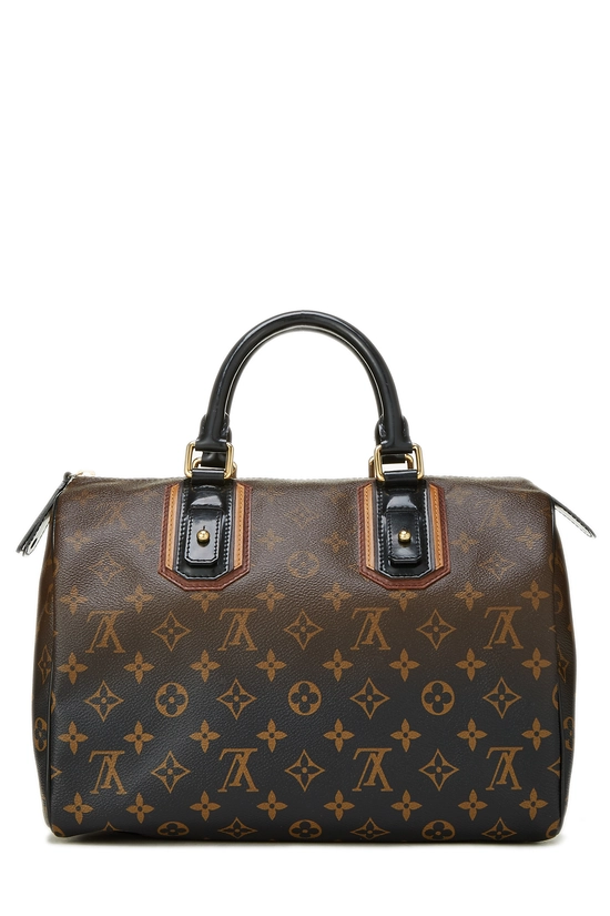 Monogram Canvas Black Mirage Speedy 30, , large image number 3