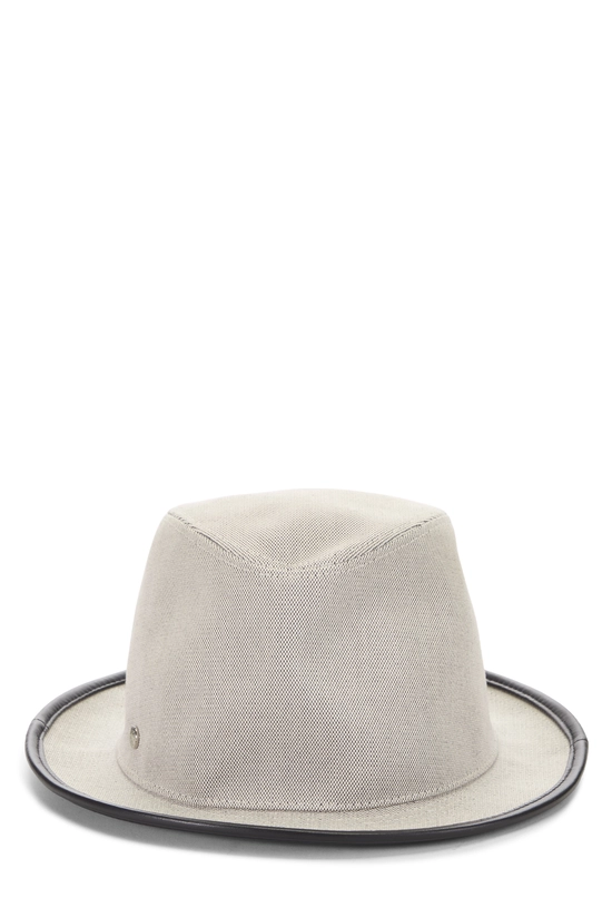 Grey Canvas Fedora 56, , large image number 2