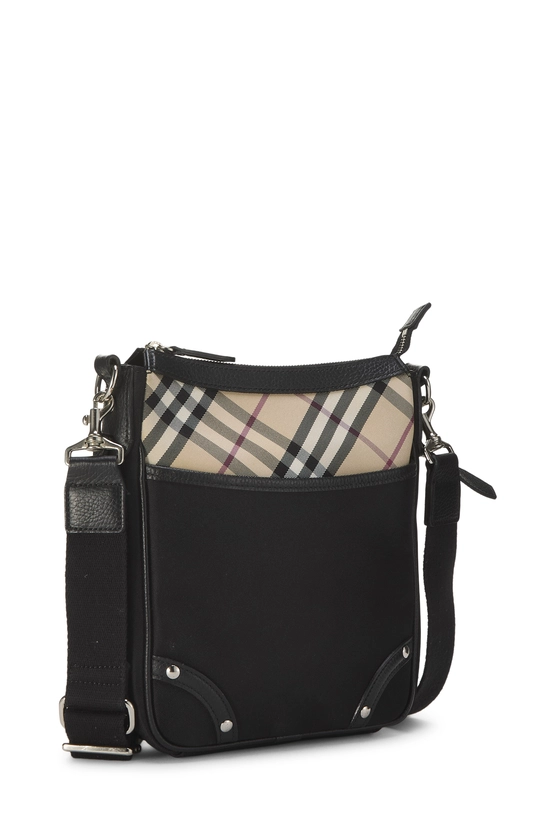 Black House Check Nylon Vertical Messenger Small, , large image number 1