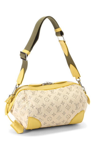 Yellow Denim Speedy Round, , large