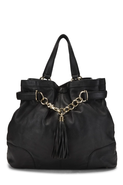 Gucci Black Leather Sienna Tote — photo 1