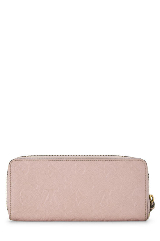 Louis Vuitton Pink Empreinte Clemence Wallet QJAAIL1DPB005 | WGACA