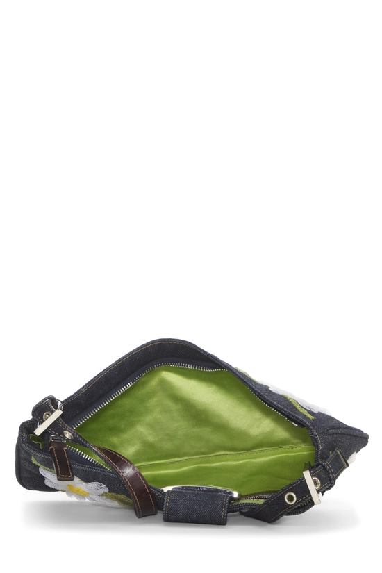 Navy Embroidered Shoulder Bag, , large image number 5