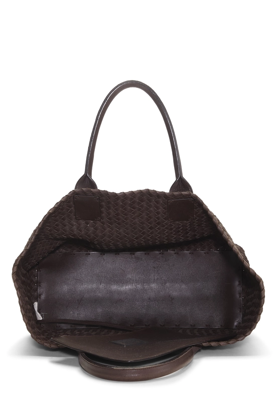Brown Intrecciato Cabat Tote Medium, , large image number 5