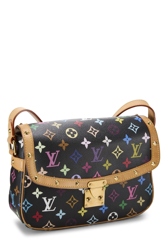 Takashi Murakami x Louis Vuitton Black Monogram Multicolore Sologne, , large image number 1