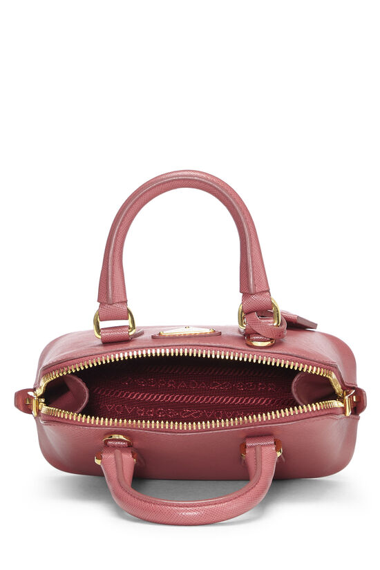 Pink Saffiano Leather Promenade Mini, , large image number 7