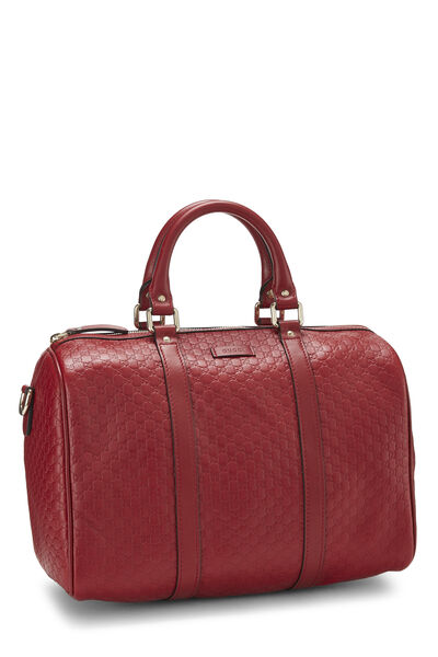 Red Microguccissima Leather Joy Boston, , large