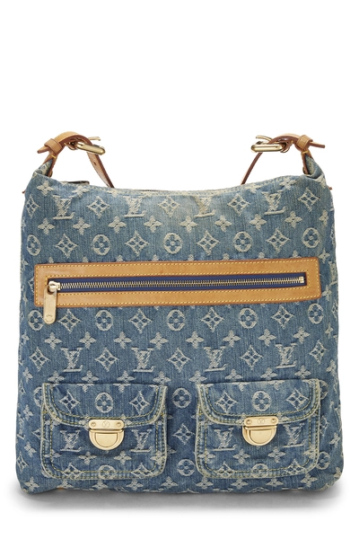 Blue Monogram Denim Baggy GM