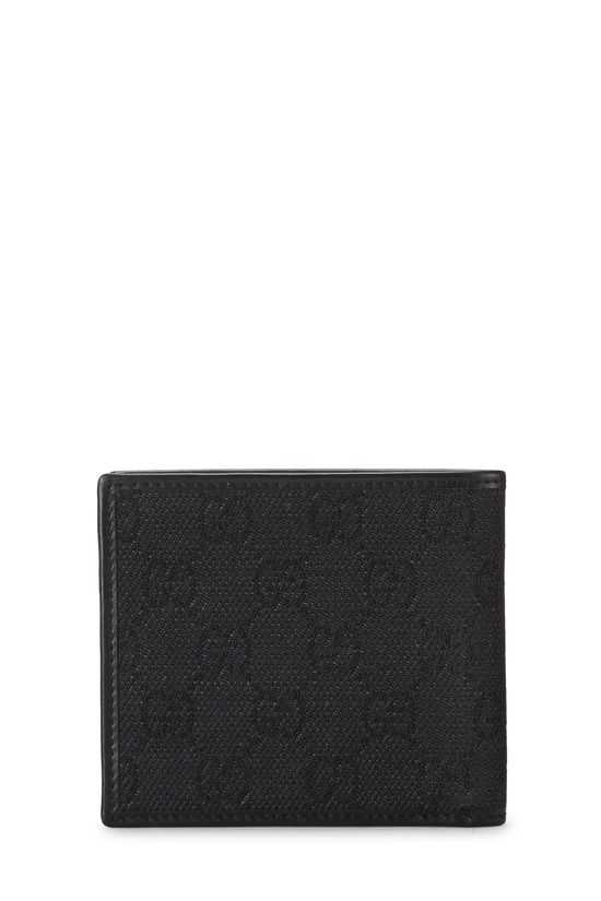 Black GG Canvas Bifold Wallet, , large image number 2