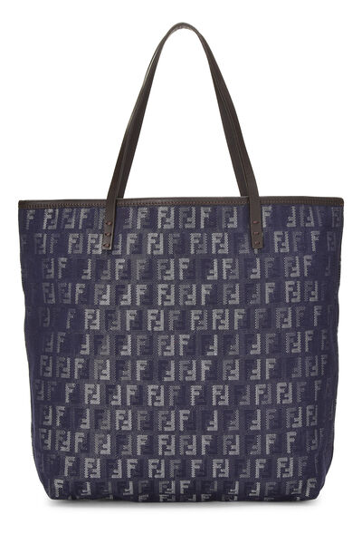 Navy Zucchino Denim Tote Bag